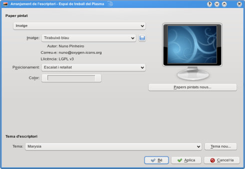 Cómo añadir temas nuevos de escritorio a KDE 4.1