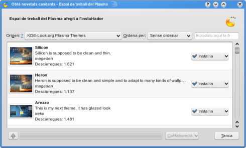 Cómo añadir temas nuevos de escritorio a KDE 4.1