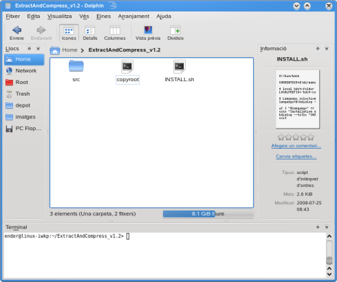 Extract And Compress KDE4_02