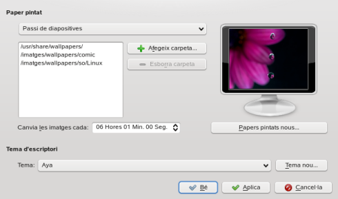 Cómo cambiar automáticamente el fondo de pantalla en KDE4