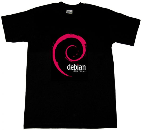 Debian t-shirt