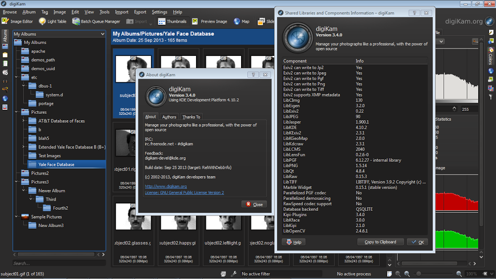 Lanzado digiKam Software Collection 3.3 y 4.4 para windows