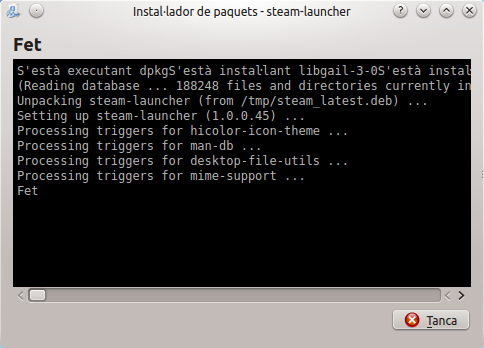 Cómo instalar Steam en Kubuntu