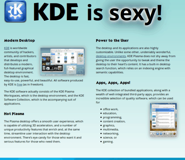 KDE es sexy