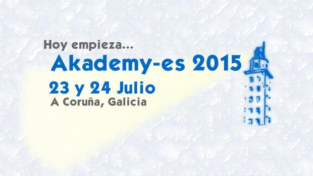 Hoy empieza Akademy-es 2015 de A Coruña