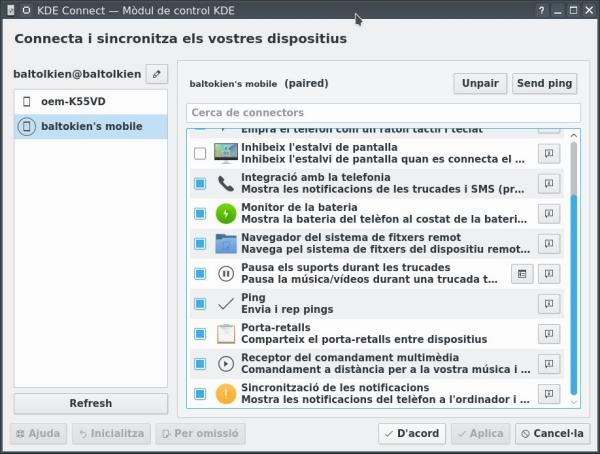 Control Multimedia con KDE Connect_01