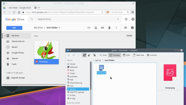 KIO GDrive 1.0, tu disco duro de google en KDE