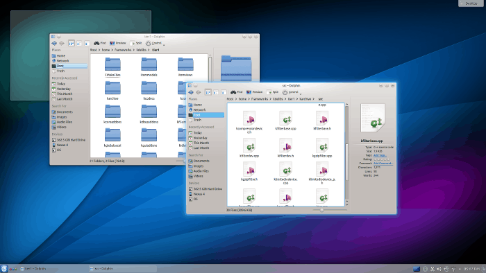KDE 4.12.2 y KDE 4.11.6