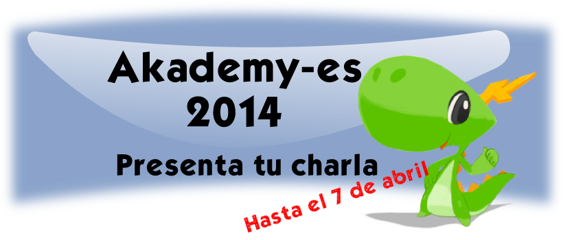 Presenta tu charla para Akademy-es 2014