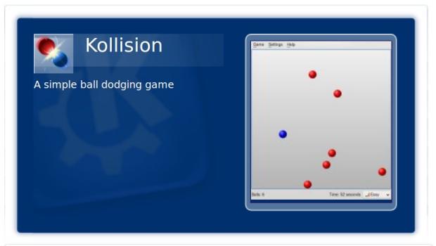 Kollision, demuestra tus reflejos en KDE
