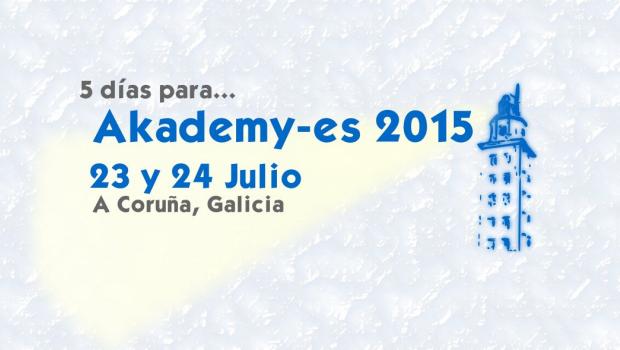 5 días para Akademy-es 2015