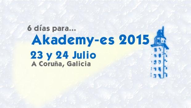 6 días para Akademy-es 2015