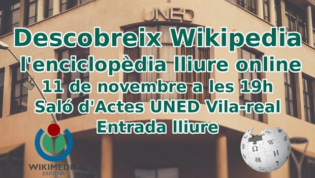 Wikipedia en las IV Jornadas Libres de la UNED de Vila-real