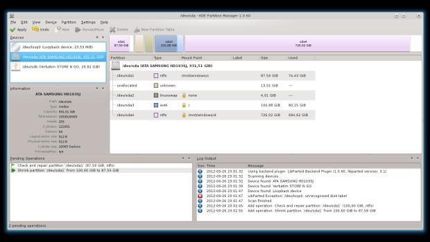 KDE Partition Manager 2, el gestor de discos de KDE