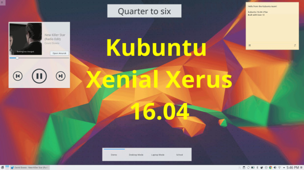 Kubuntu Xenial Xerus 16.04 ya está entre nosotros