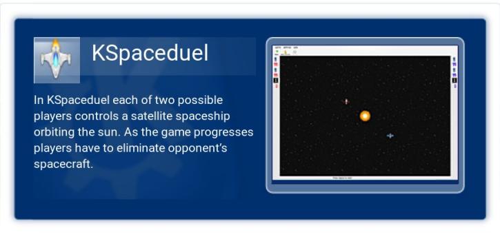 KSpaceduel, tu combate espacial en KDE