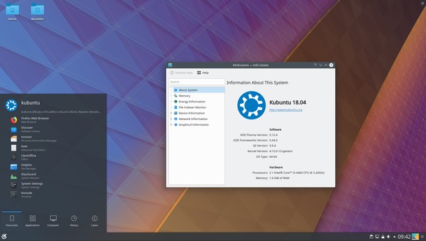Lanzado Kubuntu 18.04 LTS, con Plasma 5.12