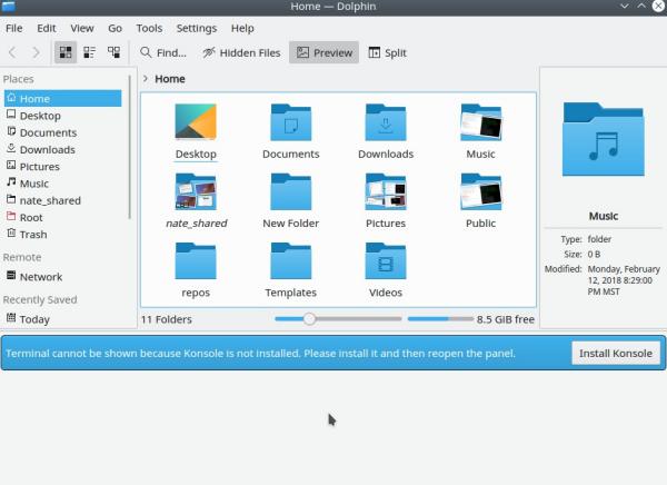 Las novedades de Dolphin 18.04