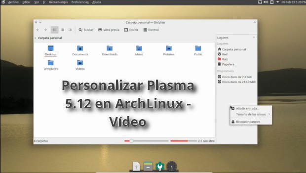 Personalizar Plasma 5.12 en ArchLinux - Vídeo