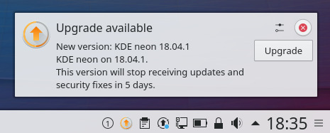 KDE Neon finaliza su soporte a equipos con Xenial 16.04