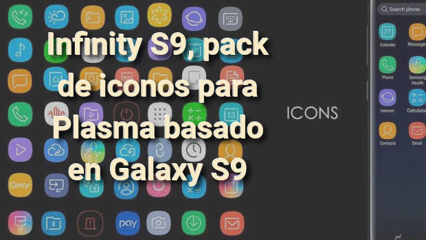 Infinity S9, pack de iconos para Plasma basado en Galaxy S9