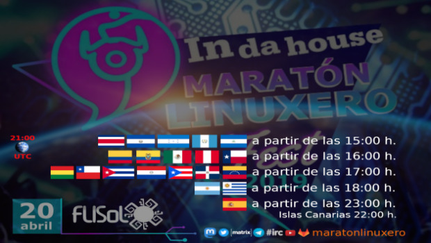 Maratón linuxero edición Flisol 2019