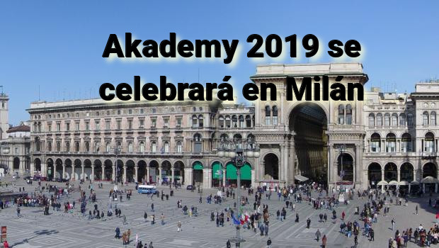 Camisetas para Akademy 2019 de Milán