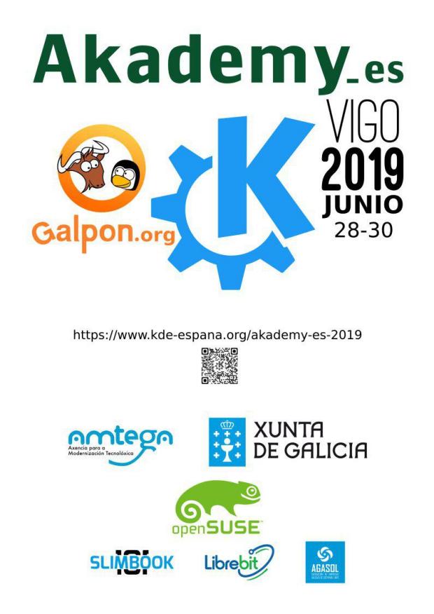 La tarde del sábado de Akademy-es 2019 de Vigo