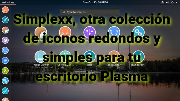 Simplexx, otra colección de iconos redondos y simples para tu escritorio Plasma