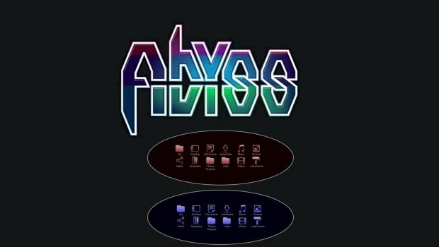 Abyss Icon Superpack, tema de iconos estilo luces de neon