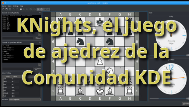 KNights, el juego de ajedrez de la Comunidad KDE