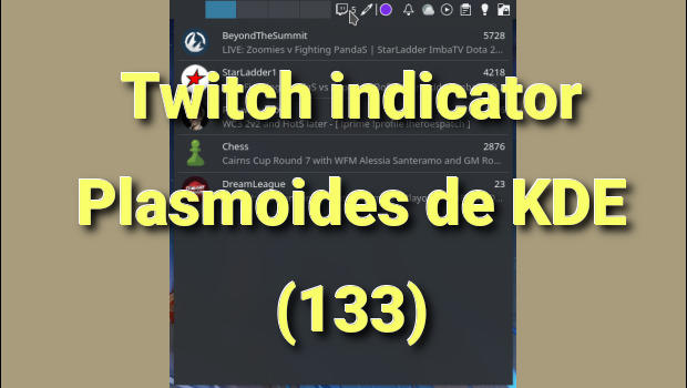 Twitch indicator – Plasmoides de KDE (133)