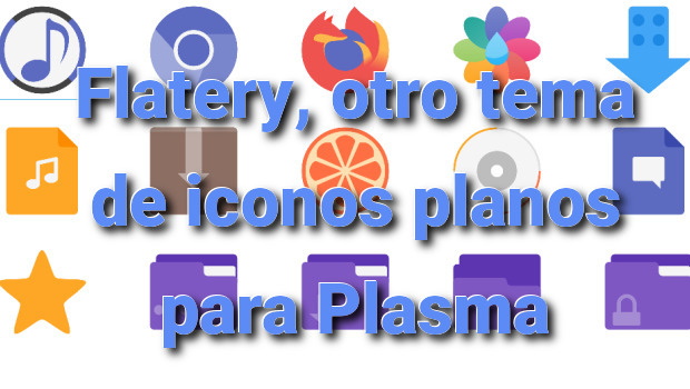 Flatery, otro tema de iconos planos para Plasma