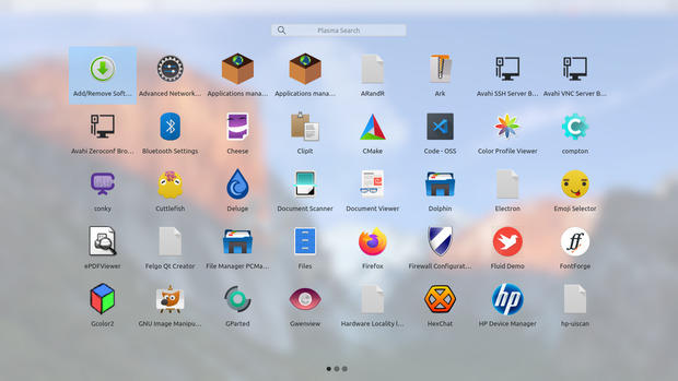 Launchpad Plasma, lanzador de aplicaciones a pantalla completa - Plasmoides de KDE (140)