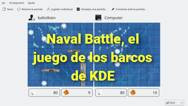 Naval Battle, el juego de los barcos de KDE