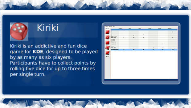 Kiriki, juego de dados para Linux realmente adictivo