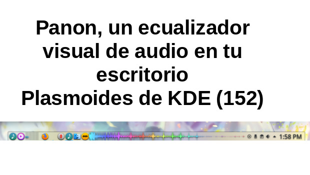 Panon, un ecualizador visual de audio en tu escritorio- Plasmoides de KDE (152)