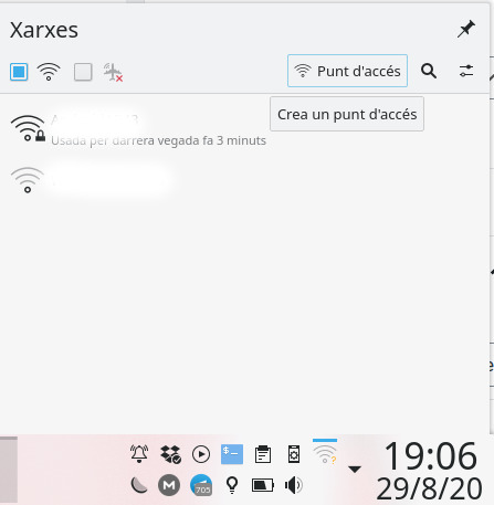 Cómo crear una red local Wi-Fi en KDE sin router o switch