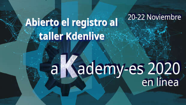 Abierto el registro al taller Kdenlive #akademyes 2020