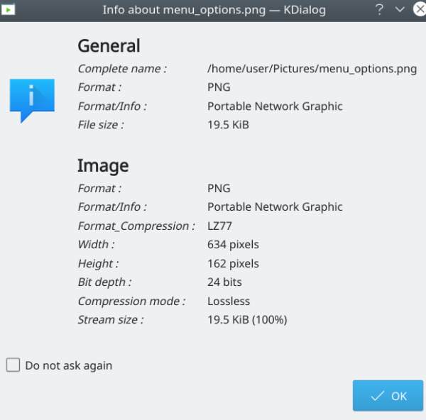 Mediainfo - Service menu para KDE (17)