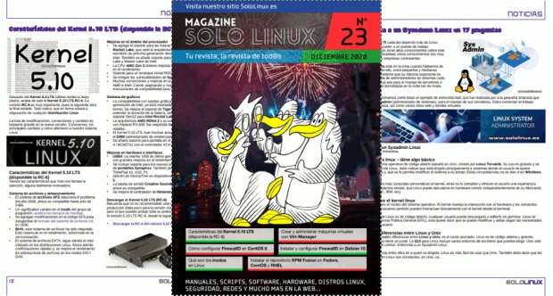 Disponible el vigesimotercer número de la revista digital SoloLinux