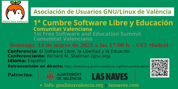 Conferencia "El Software Libre, la Libertad y la Educación" por Richard M. Stallman