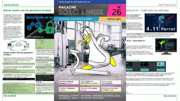 Disponible el vigesimosexto número de la revista digital SoloLinux