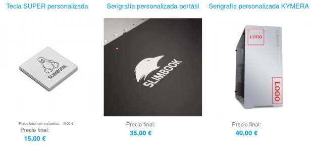 Slimbook ofrece serigrafía por láser para sus dispositivos
