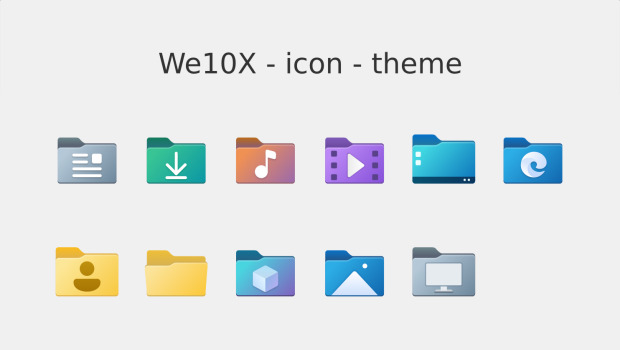 We10X pack de iconos Windows para nuestro Plasma 5