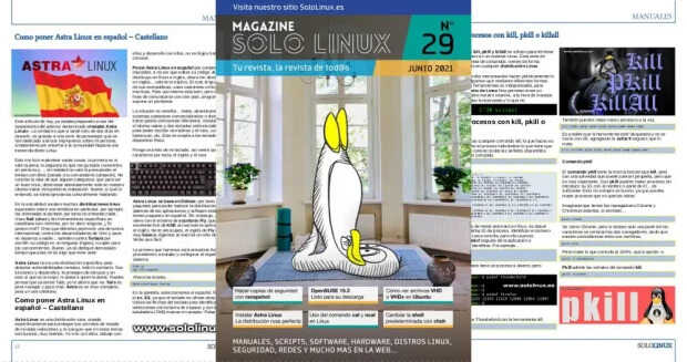 Disponible el vigesimonoveno número de la revista digital SoloLinux