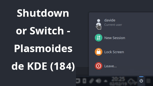 Shutdown or Switch – Plasmoides de KDE (184)