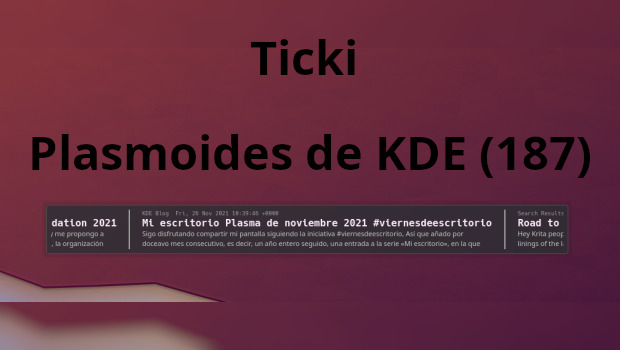 Ticki – Plasmoides de KDE (187)