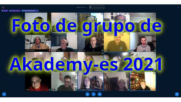 Foto de grupo de Akademy-es 2021 #akademyes