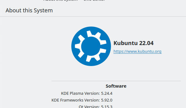 Lanzado Kubuntu 22.04 LTS «Jammy Jellyfish»
